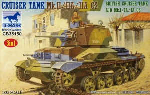 BRONCO CB 35150 - 1:35 British Cruiser Tank Mk. II /IIA /IIA CS