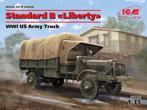 Go to product ICM 35650 - 1:35 Standard B Liberty WWI US Army Truck