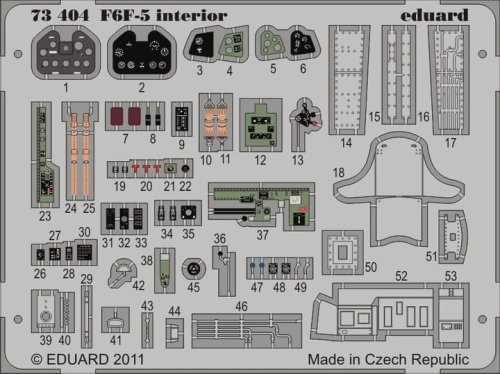 Go to product EDUARD 73404 - 1:72 F6F-5 interior S.A.