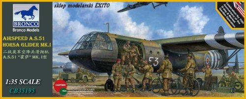 Go to product BRONCO CB 35195 - 1:35 Airspeed A.S.51 Horsa Glider Mk.I