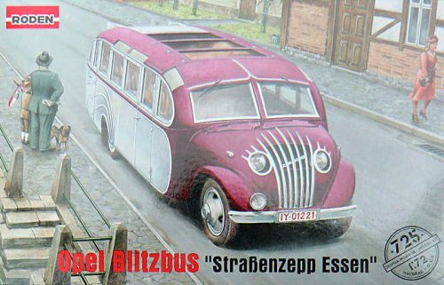 Go to product RODEN 725 - 1:72 Opel Blitz "Strassenzepp Essen" Omnibus