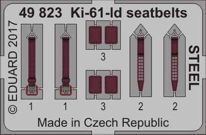 Go to product EDUARD 49823 - 1:48 Ki-61-Id seatbelts - Steel