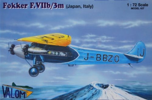 Go to product VALOM 72071 - 1:72 Fokker F.VIIB/3m Japan, Italy