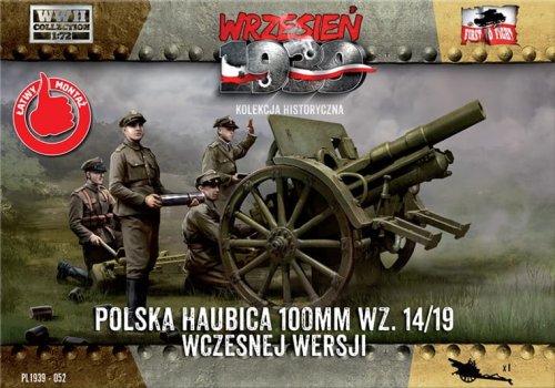 Go to product FIRST TO FIGHT 052 -  Wrzesień 1939 - 1:72 Polska haubica polowa 100 mm wz.14/19 wczesna wersja - Gazetka w zestawie z modelem