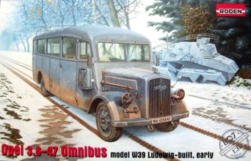 Go to product RODEN 807 - 1:35 Opel Blitz 3.6 - 47 Omnibus model W39 Ludewig- built , early