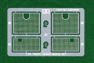 TAMIYA 35179 - 1:35 Tiger I Series PE Grille Set