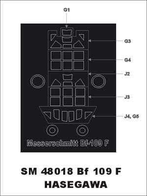 Go to product MONTEX SM48018 - 1:48 Messerschmitt Bf-109 F