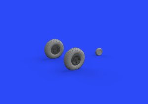 EDUARD 632130 - 1:32 Spitfire Mk.IX wheels 4 spoke w/pattern