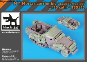 BLACK DOG T35123 - 1:35 M 4 mortar carrier big accessories set