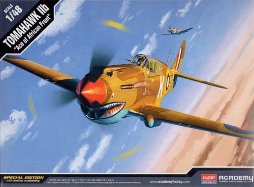 Go to product ACADEMY 12235 - 1:48 Curtiss P-40C Tomahawk IIb - Ace of African Front