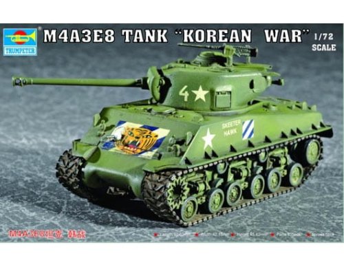 Go to product TRUMPETER 07229 - 1:72 M4A3E8 Tank (T80 Track)