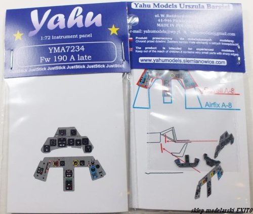 Go to product YAHU YMA7234 - 1:72 Fw-190 A late - Instrument Panel