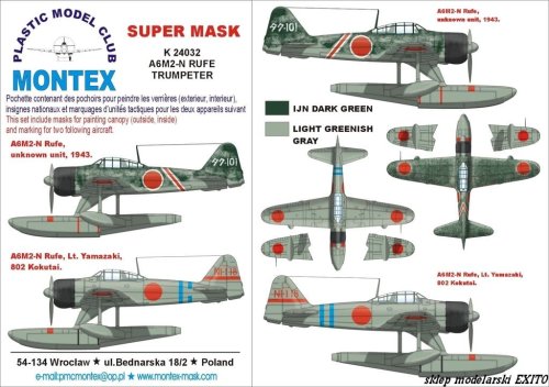 Go to product MONTEX K24032 - 1:24 A6M2-N Rufe