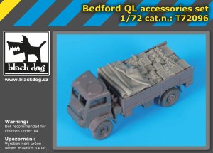 BLACK DOG T72096 - 1:72 Bedford QL accessories set