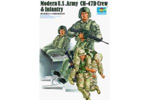 TRUMPETER 00415 - 1:35 Modern U.S .Army CH-47D Crew & Infantry