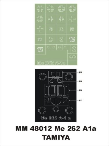 Go to product MONTEX MM48012 - 1:48 Messerchmitt Me-262 A-1a