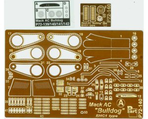 PART P72140 - 1:72 Mack Bulldog EHC1
