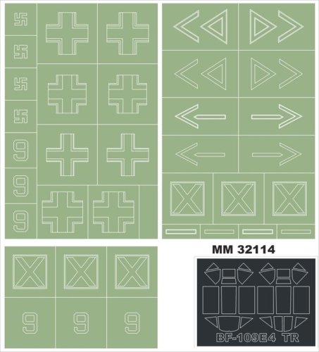 Go to product MONTEX MM32114 - 1:32 Messerschmitt Bf 109E-4