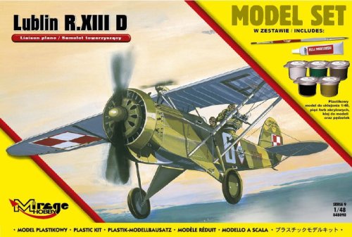 Go to product MIRAGE 848093 - 1:48 Lublin R.XIII D - Model Set