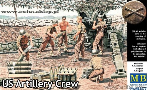 Go to product MASTER BOX 3577 - 1:35 US Artillery Crew WW II