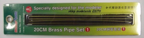 Go to product TRUMPETER 09942 - 20 cm Brass Pipe Set 1