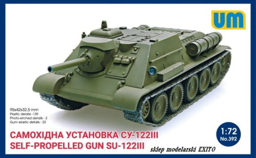 Go to product UNIMODELS 392 - 1:72 SU-122III self-propelled gun