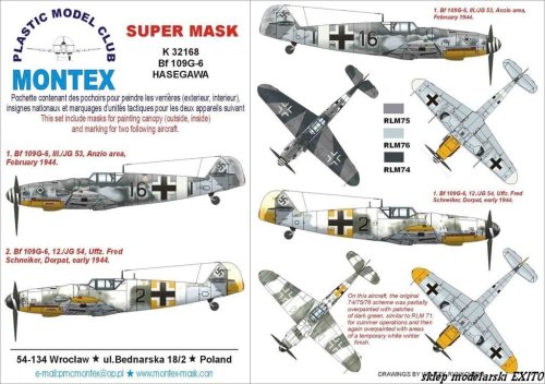 Go to product MONTEX K32168 - 1:32 Bf-109 G-6