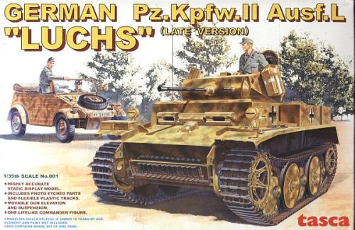 Go to product ASUKA (TASCA) 35001 - 1:35 Pz.Kpfw. II Ausf.L Luchs (late version)
