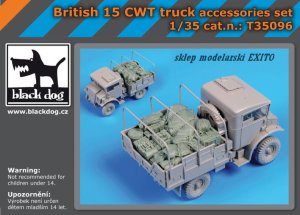 BLACK DOG T35096 - 1:35 British 15 CWT truck accessories set