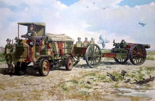 Go to product RODEN 713 - 1:72 Model B 3-ton & BL 8-inch howitzer Mk.VI