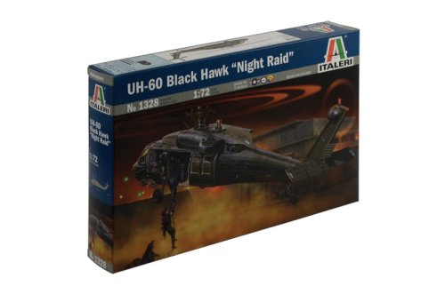 Go to product ITALERI 1328 - 1:72 UH-60/MH-60 Black Hawk - Night Raid