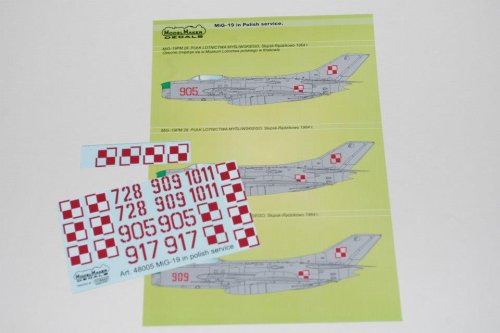 Go to product MODELMAKER D48005 - 1:48 MiG-19 in Polish Service