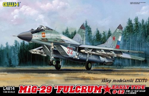 Go to product GREAT WALL HOBBY 4814 - 1:48 MiG-29 Fulcrum 9-12 Early Type