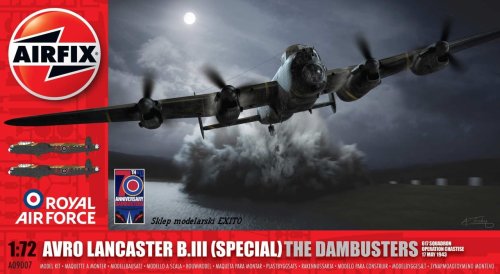 Go to product AIRFIX 09007 - 1:72 Avro Lancaster B.III (Special) The Dambusters