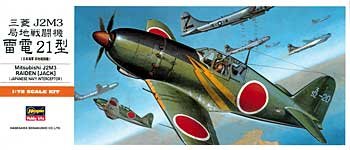 Go to product HASEGAWA A05 - 1:72 Mitsubishi J2M3 Raiden (Jack)
