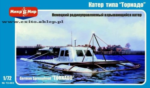 Go to product MIKROMIR 72003 - 1:72 German sprengboot Tornado