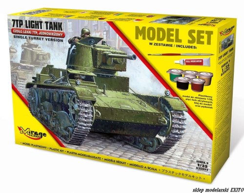 Go to product MIRAGE 835092 - 1:35 Polish Light Tank 7TP - Model Set