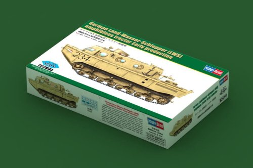 Go to product HOBBY BOSS 82918 - 1:72 German Land-Wasser-Schlepper (LWS) amphibious tractor Early production