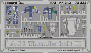 EDUARD SS232 - 1:72 A-10