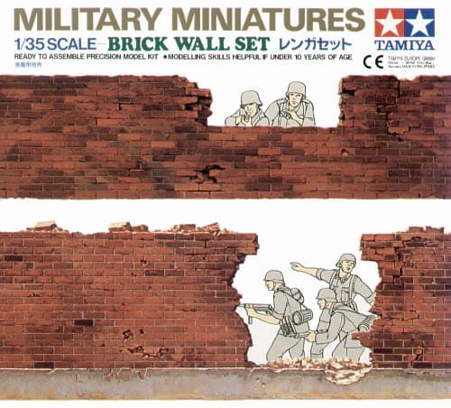 Go to product TAMIYA 35028 - 1:35 Brick Wall Set