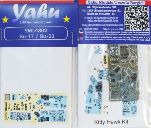 Go to product YAHU YML4802 - 1:48 Su-17 / Su-22 - Instrument Panel