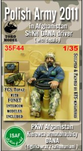 TORO MODEL 35F44 - 1:35 Polish Army in Afghanistan ShkH DANA driver