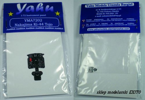 Go to product YAHU YMA7202 - 1:72 Nakajima Ki-44 - Instrument Panel