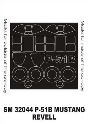 Go to product MONTEX SM32044 - 1:32 P-51B Mustang
