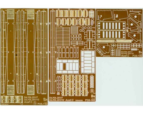 Go to product PART P35102 - 1:35 Sd.Kfz. 251/7, 251/10 Ausf. C