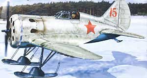 Go to product AMODEL 72164 - 1:72 Polikarpov I-16 type 6 Ski gears & Rockets RS-82