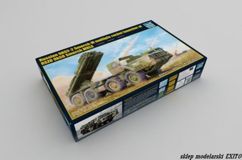Go to product TRUMPETER 01020 - 1:35 Russian 9A52-2 Smerch-M multiple rocket launcher of RSZO 9k58  Smerch MRLS