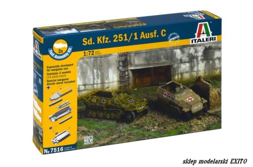 Go to product ITALERI 7516 - 1:72 Sd.Kfz. 251/1 Ausf. C