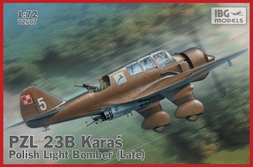 Go to product IBG 72507 - 1:72 PZL 23B Karaś - Polish Light Bomber (Late)
