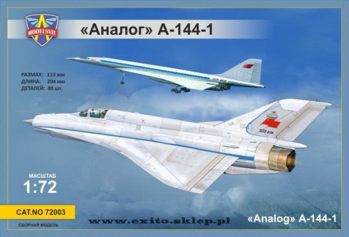 Go to product MODELSVIT 72003 - 1:72 MiG-21I Analog A-144-1